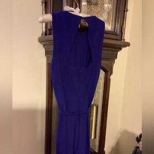 🚨Sale🚨 Lauren Ralph Lauren Purple Belted Sleeveless Open Back Jumpsuit